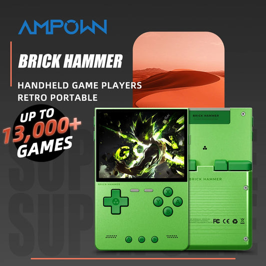 TrimUIBrick Retro Handheld Console 3.2" IPS Linux-based retro gaming OS (CrossMix community firmware) 64GB | iGameConsole 2026 Flagship | Supports GBA SNES PS1 13000+ Preloaded Games Plug and Play | Back to School Gift for Kids Adults Dad