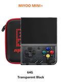 MiyooMini+ Retro Handheld Console 3.5" IPS Linux-based retro gaming OS (OnionOS community firmware) 64GB | iGameConsole 2026 Premium | Supports GBA SNES PS1 1000+ Preloaded Games Plug and Play | Back to School Gift for Retro Gamers Adults Collectors