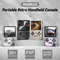 RG35XX+ Retro Handheld Console 3.5" IPS Linux-based retro gaming OS (muOS community firmware) 64GB | iGameConsole 2026 Premium | Supports GBA SNES PS1 5000+ Preloaded Games Plug and Play | Back to School Gift for Kids Adults Dad