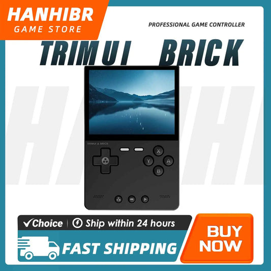 TrimUIBrick Retro Handheld Console 3.2" IPS Linux-based retro gaming OS (CrossMix community firmware) 64GB | iGameConsole 2026 Premium | Supports GBA SNES PS1 17000+ Preloaded Games Plug and Play | Back to School Gift for Kids Adults Dad