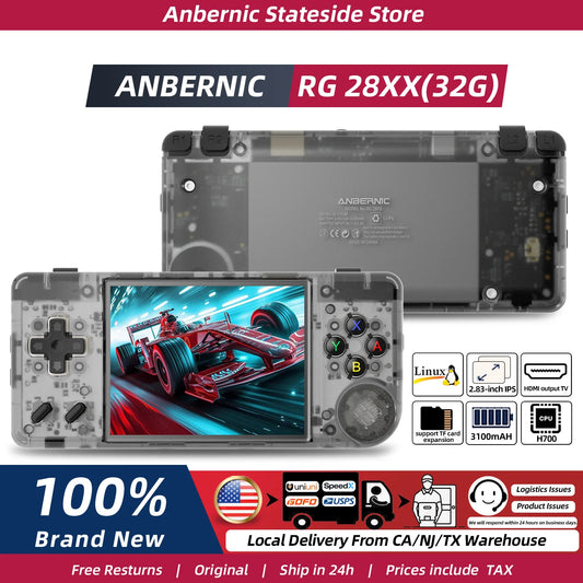 MiyooMini+ Retro Handheld Console 2.83" IPS Linux-based retro gaming OS (OnionOS community firmware) 64GB | iGameConsole 2026 Mid-Range | Supports GBA SNES PS1 5000+ Preloaded Games Plug and Play | Back to School Gift for Retro Gamers Adults Collectors