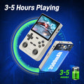 GameinjaANS13 Retro Handheld Console 3.5" IPS Linux-based retro gaming OS 64GB | iGameConsole 2026 Budget-Friendly | Supports GBA SNES PS1 1000+ Preloaded Games Plug and Play | Back to School Gift for Kids Adults Dad