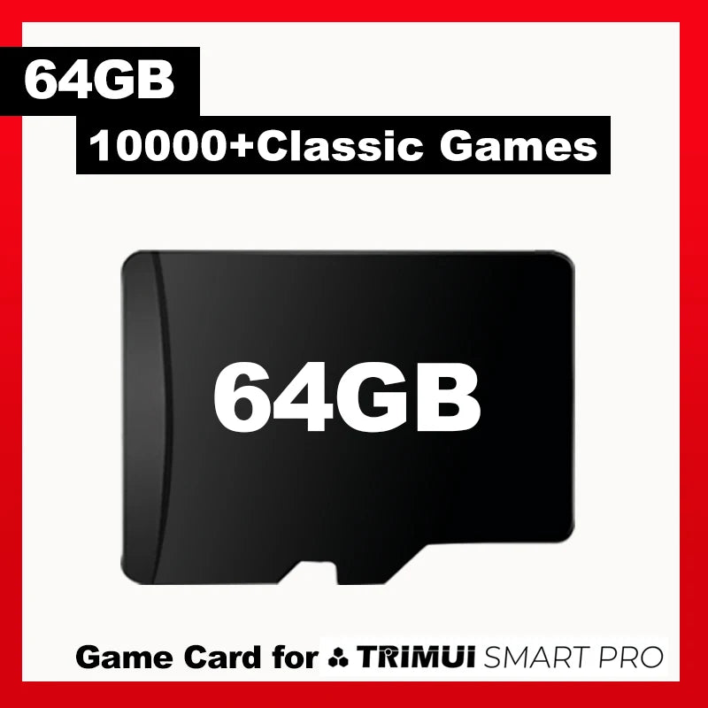 TrimUISmart Retro Handheld Console Linux-based retro gaming OS (CrossMix community firmware) 64GB+ | iGameConsole 2026 Budget-Friendly | Supports GBA SNES NES PS1 N64 PSP 1000+ Preloaded Games Plug and Play | Back to School Gift for Kids Adults Dad