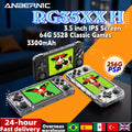 RG35XX+ Retro Handheld Console 3.5" IPS Linux-based retro gaming OS (muOS community firmware) 64GB | iGameConsole 2026 Premium | Supports GBA SNES PS1 PSP NDS MAME 11000+ Preloaded Games Plug and Play | Back to School Gift for Kids Adults Dad