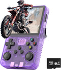 R36S Retro Handheld Console 3.5" IPS Linux-based retro gaming OS (ArkOS community firmware) 64GB | iGameConsole 2026 Budget-Friendly | Supports GBA SNES PS1 20000+ Preloaded Games Plug and Play | Back to School Gift for Kids Adults Dad