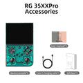 RG35XX+ Retro Handheld Console 3.5" IPS Linux-based retro gaming OS (muOS community firmware) 64GB | iGameConsole 2026 Premium | Supports GBA SNES PS1 PSP NDS MAME 10000+ Preloaded Games Plug and Play | Back to School Gift for Kids Adults Dad