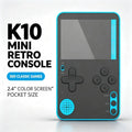 iGameConsole K10 Retro Handheld Console 2.4" IPS Linux-based retro gaming OS 64GB | iGameConsole 2026 Budget-Friendly | Supports GBA SNES PS1 1000+ Preloaded Games Plug and Play | Back to School Gift for Kids Adults Dad