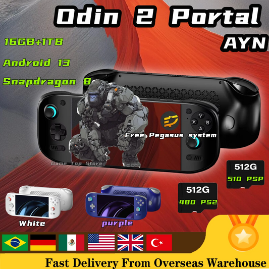 iGameConsole AYN Retro Handheld Console 7" IPS Linux-based retro gaming OS 64GB | iGameConsole 2026 Flagship | Supports GBA SNES PS1 PSP 35000+ Preloaded Games Plug and Play | Back to School Gift for Kids Adults Dad