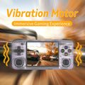 RG35XX+ Retro Handheld Console 3.5" IPS Linux-based retro gaming OS (muOS community firmware) 64GB | iGameConsole 2026 Premium | Supports GBA SNES PS1 PSP NDS MAME 11000+ Preloaded Games Plug and Play | Back to School Gift for Kids Adults Dad