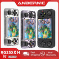 RG35XX+ Retro Handheld Console 3.5" IPS Linux-based retro gaming OS (muOS community firmware) 64GB | iGameConsole 2026 Premium | Supports GBA SNES PS1 PSP NDS MAME 5000+ Preloaded Games Plug and Play | Back to School Gift for Kids Adults Dad