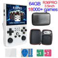 R36MAX Retro Handheld Console 3.5" IPS Linux-based retro gaming OS (ArkOS community firmware) 64GB+ | iGameConsole 2026 Mid-Range | Supports GBA SNES PS1 N64 PSP Preloaded Games Plug and Play | Back to School Gift for Retro Gamers Adults Collectors