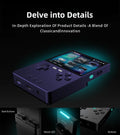 TrimUIBrick Retro Handheld Console Linux-based retro gaming OS (CrossMix community firmware) 64GB | iGameConsole 2026 Premium | Supports GBA SNES PS1 1000+ Preloaded Games Plug and Play | Back to School Gift for Kids Adults Dad