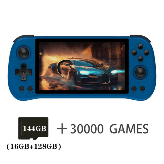 X55 Retro Handheld Console 5.5" IPS Linux-based retro gaming OS 64GB | iGameConsole 2026 Flagship | Supports GBA SNES PS1 50000+ Preloaded Games Plug and Play | Back to School Gift for Kids Adults Dad | 64GB Extended Library Edition