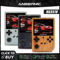 Anbernic Retro Handheld Console 3.5" IPS Linux-based retro gaming OS 64GB | iGameConsole 2026 Mid-Range | Supports GBA SNES PS1 1000+ Preloaded Games Plug and Play | Back to School Gift for Kids Adults Dad | Nostalgic Classic Gaming Childhood Memories