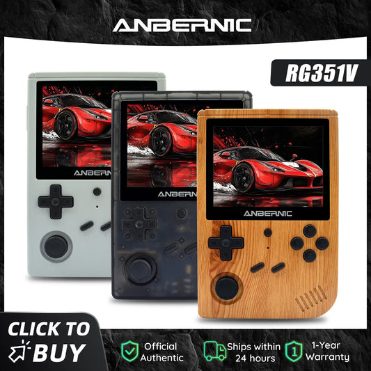 Anbernic Retro Handheld Console 3.5" IPS Linux-based retro gaming OS 64GB | iGameConsole 2026 Mid-Range | Supports GBA SNES PS1 1000+ Preloaded Games Plug and Play | Back to School Gift for Kids Adults Dad | Nostalgic Classic Gaming Childhood Memories