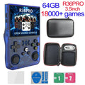 R36MAX Retro Handheld Console 3.5" IPS Linux-based retro gaming OS (ArkOS community firmware) 64GB+ | iGameConsole 2026 Mid-Range | Supports GBA SNES PS1 N64 PSP Preloaded Games Plug and Play | Back to School Gift for Retro Gamers Adults Collectors