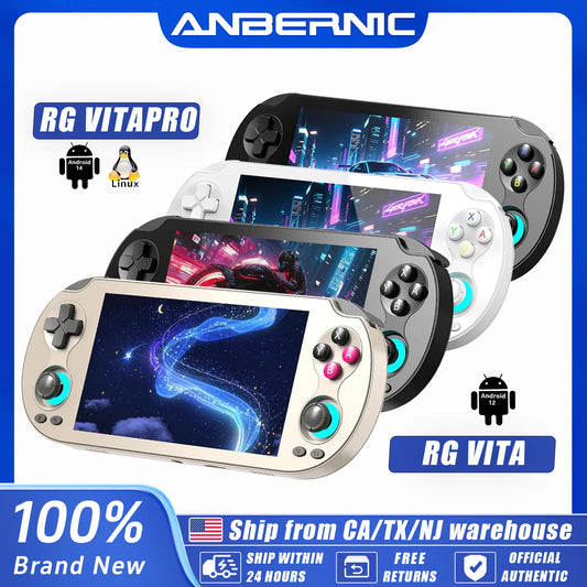 Anbernic Retro Handheld Console Linux-based retro gaming OS 64GB | iGameConsole 2026 Flagship | Supports GBA SNES PS1 1000+ Preloaded Games Plug and Play | Back to School Gift for Kids Adults Dad | GBA SNES PS1 N64 Arcade Plug and Play Ready Out of Box