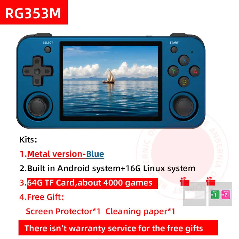Anbernic Retro Handheld Console 3.5" IPS Linux-based retro gaming OS 64GB | iGameConsole 2026 Flagship | Supports GBA SNES PS1 1000+ Preloaded Games Plug and Play | Back to School Gift for Kids Adults Dad | WiFi Enabled