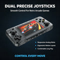 R36S Retro Handheld Console 3.5" IPS Linux-based retro gaming OS (ArkOS community firmware) 64GB | iGameConsole 2026 Premium | Supports GBA SNES PS1 1000+ Preloaded Games Plug and Play | Back to School Gift for Kids Adults Dad