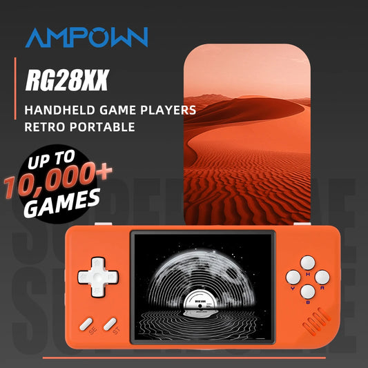 RG28XX Retro Handheld Console Linux-based retro gaming OS (muOS community firmware) 64GB | iGameConsole 2026 Premium | Supports GBA SNES PS1 10000+ Preloaded Games Plug and Play | Back to School Gift for Kids Adults Dad | 64GB Starter Value Edition