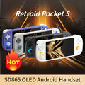 RP5 Retro Handheld Console 5.5" IPS Android retro handheld 64GB | iGameConsole 2026 Flagship | Supports GBA SNES PS1 N64 PSP DS Preloaded Games Plug and Play | Back to School Gift for Retro Gamers Collectors Enthusiasts | WiFi Enabled