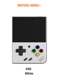 MiyooMini+ Retro Handheld Console 2.8" IPS Linux-based retro gaming OS (OnionOS community firmware) 64GB | iGameConsole 2026 Premium | Supports GBA SNES PS1 1000+ Preloaded Games Plug and Play | Back to School Gift for Retro Gamers Adults Collectors