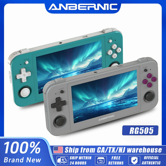Anbernic Retro Handheld Console Linux-based retro gaming OS 64GB | iGameConsole 2026 Flagship | Supports GBA SNES PS1 PSP 1000+ Preloaded Games Plug and Play | Back to School Gift for Kids Adults Dad | WiFi Enabled