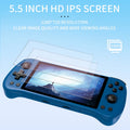 X55 Retro Handheld Console 5.5" IPS Linux-based retro gaming OS 64GB | iGameConsole 2026 Flagship | Supports GBA SNES PS1 50000+ Preloaded Games Plug and Play | Back to School Gift for Kids Adults Dad | 64GB Extended Library Edition