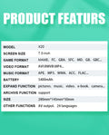 Powkiddy Retro Handheld Console 7.0" IPS Linux-based retro gaming OS 16GB+ | iGameConsole 2026 Premium | Supports GBA SNES PS1 1000+ Preloaded Games Plug and Play | Back to School Gift for Kids Adults Dad | Nostalgic Classic Gaming Childhood Memories
