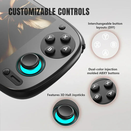 RP5 Retro Handheld Console 5.5" IPS Android retro handheld 64GB | iGameConsole 2026 Flagship | Supports GBA SNES NES PS1 N64 PSP 35000+ Preloaded Games Plug and Play | Back to School Gift for Retro Gamers Collectors Enthusiasts