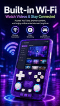 iGameConsole X36 Retro Handheld Console 4.2" IPS Linux-based retro gaming OS 64GB+ | iGameConsole 2026 Premium | Supports GBA SNES PS1 1000+ Preloaded Games Plug and Play | Back to School Gift for Kids Adults Dad | WiFi Enabled