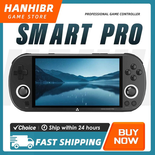 TrimUISmart Retro Handheld Console 4.96" IPS Linux-based retro gaming OS (RetroArch community firmware) 64GB | iGameConsole 2026 Premium | Supports GBA SNES PS1 N64 12000+ Preloaded Games Plug and Play | Back to School Gift for Kids Adults Dad