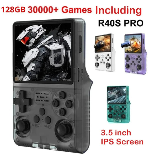 iGameConsole R40S Retro Handheld Console Linux-based retro gaming OS 256GB | iGameConsole 2026 Mid-Range | Supports PS1 Preloaded Games Plug and Play | Back to School Gift for Kids Adults Dad | Nostalgic Classic Gaming Childhood Memories