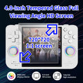 R36S Retro Handheld Console 4.0" IPS Linux-based retro gaming OS (ArkOS community firmware) 64GB | iGameConsole 2026 Mid-Range | Supports GBA SNES PS1 22000+ Preloaded Games Plug and Play | Back to School Gift for Kids Adults Dad