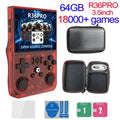 R36MAX Retro Handheld Console 3.5" IPS Linux-based retro gaming OS (ArkOS community firmware) 64GB+ | iGameConsole 2026 Mid-Range | Supports GBA SNES PS1 N64 PSP Preloaded Games Plug and Play | Back to School Gift for Retro Gamers Adults Collectors