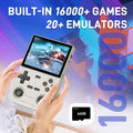 GameinjaANS13 Retro Handheld Console 3.5" IPS Linux-based retro gaming OS 64GB | iGameConsole 2026 Budget-Friendly | Supports GBA SNES PS1 1000+ Preloaded Games Plug and Play | Back to School Gift for Kids Adults Dad