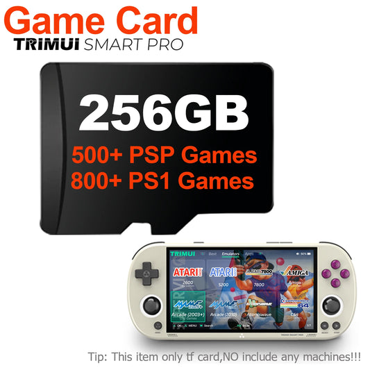 TrimUISmart Retro Handheld Console Linux-based retro gaming OS (CrossMix community firmware) 64GB+ | iGameConsole 2026 Budget-Friendly | Supports GBA SNES NES PS1 N64 PSP 1000+ Preloaded Games Plug and Play | Back to School Gift for Kids Adults Dad