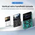 RG35XX+ Retro Handheld Console 3.5" IPS Linux-based retro gaming OS (muOS community firmware) 64GB | iGameConsole 2026 Premium | Supports GBA SNES PS1 PSP NDS MAME 10000+ Preloaded Games Plug and Play | Back to School Gift for Kids Adults Dad