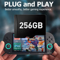 TrimUISmart Retro Handheld Console Linux-based retro gaming OS (CrossMix community firmware) 64GB+ | iGameConsole 2026 Budget-Friendly | Supports GBA SNES NES PS1 N64 PSP 1000+ Preloaded Games Plug and Play | Back to School Gift for Kids Adults Dad