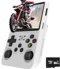 R36S Retro Handheld Console 3.5" IPS Linux-based retro gaming OS (ArkOS community firmware) 64GB | iGameConsole 2026 Budget-Friendly | Supports GBA SNES PS1 20000+ Preloaded Games Plug and Play | Back to School Gift for Kids Adults Dad
