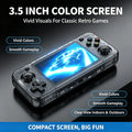 R36S Retro Handheld Console 3.5" IPS Linux-based retro gaming OS (ArkOS community firmware) 64GB | iGameConsole 2026 Premium | Supports GBA SNES PS1 1000+ Preloaded Games Plug and Play | Back to School Gift for Kids Adults Dad