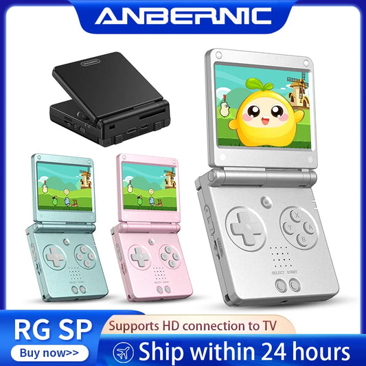 Anbernic Retro Handheld Console Linux-based retro gaming OS 64GB | iGameConsole 2026 Premium | Supports GBA SNES PS1 1000+ Preloaded Games Plug and Play | Back to School Gift for Kids Adults Dad | WiFi Enabled | Online Multiplayer