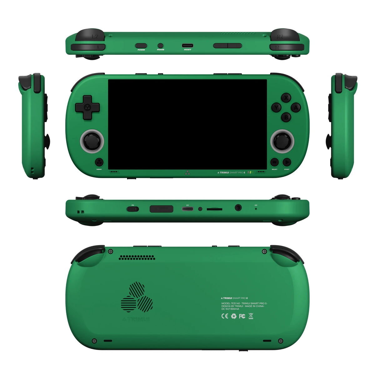 TrimUISmart Retro Handheld Console 4.96" IPS Linux-based retro gaming OS (CrossMix community firmware) 64GB | iGameConsole 2026 Flagship | Supports GBA SNES PS1 PSP 12000+ Preloaded Games Plug and Play | Back to School Gift for Kids Adults Dad