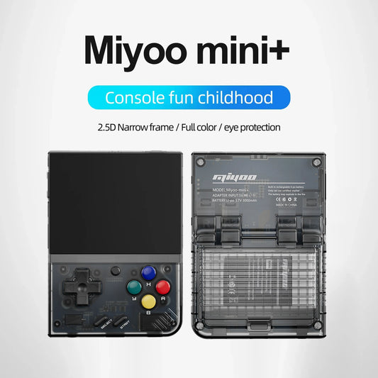 MIYOO Retro Handheld Console 3.5" IPS Linux-based retro gaming OS 64GB | iGameConsole 2026 Flagship | Supports GBA SNES PS1 25000+ Preloaded Games Plug and Play | Back to School Gift for Retro Gamers Adults Collectors