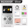 RG35XX+ Retro Handheld Console 3.5" IPS Linux-based retro gaming OS (muOS community firmware) 64GB | iGameConsole 2026 Mid-Range | Supports GBA SNES PS1 5000+ Preloaded Games Plug and Play | Back to School Gift for Kids Adults Dad