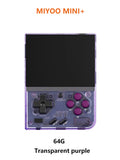 MiyooMini+ Retro Handheld Console 2.8" IPS Linux-based retro gaming OS (OnionOS community firmware) 64GB | iGameConsole 2026 Premium | Supports GBA SNES PS1 1000+ Preloaded Games Plug and Play | Back to School Gift for Retro Gamers Adults Collectors