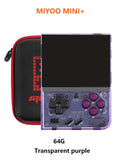 MiyooMini+ Retro Handheld Console 3.5" IPS Linux-based retro gaming OS (OnionOS community firmware) 64GB | iGameConsole 2026 Budget-Friendly | Supports GBA SNES PS1 1000+ Preloaded Games Plug and Play