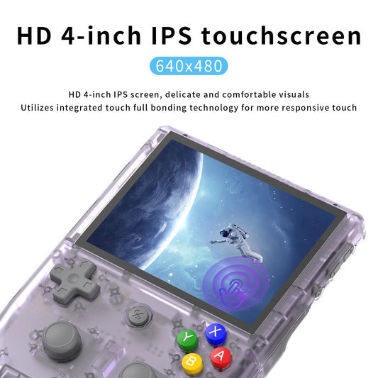 Anbernic Retro Handheld Console 4" IPS Linux-based retro gaming OS 64GB | iGameConsole 2026 Flagship | Supports GBA SNES PS1 4242+ Preloaded Games Plug and Play | Back to School Gift for Kids Adults Dad | WiFi Enabled
