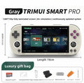 TrimUISmart Retro Handheld Console Linux-based retro gaming OS (CrossMix community firmware) 64GB | iGameConsole 2026 Flagship | Supports GBA SNES PS1 1000+ Preloaded Games Plug and Play | Back to School Gift for Kids Adults Dad