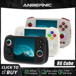 ANBERNIC RG Cube Android Handheld Console | 3.95-inch Square IPS | Machine Only or 128G/256G | Birthday Gift